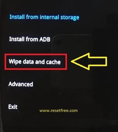 OnePlus mobile Hard Reset - Wipe data Option