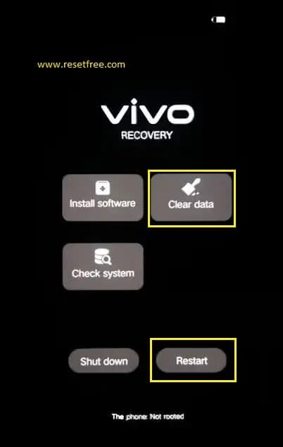 Vivo android mobile Hard Reset